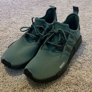 Size 9.5 Adidas NMD R1 Tech Emerald Black